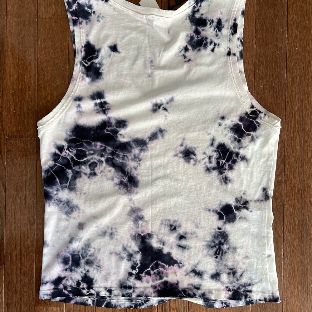 n:Philanthropy Lola Super Soft Tie Dye Distressed Tank Top - Picture 7 of 7